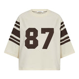 ElyCC 87 Tee Sweat - Bone/Brown - Co'couture
