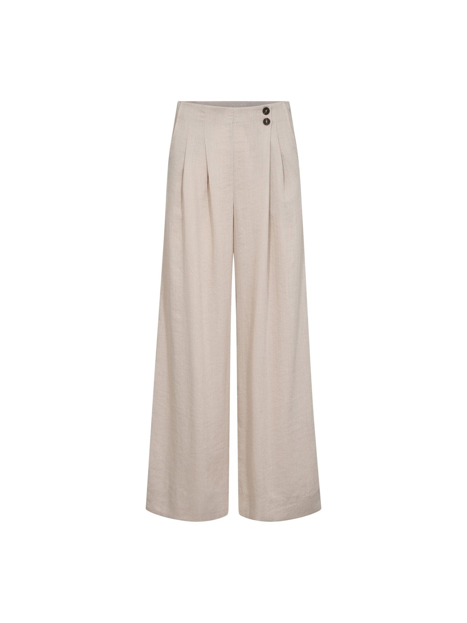 EvaCC Pleat LL Pant - Walnut - Co'couture
