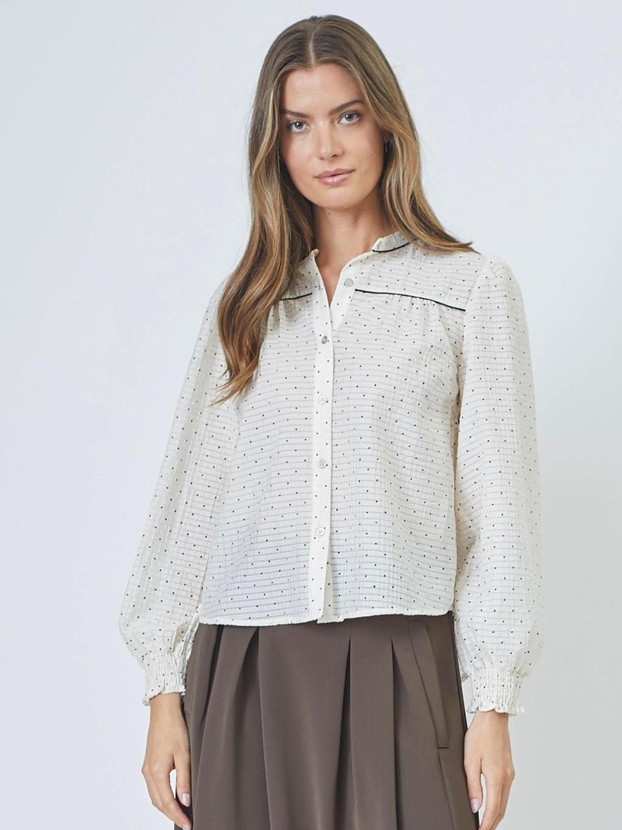FranciscaCC Dot Shirt - Off white - Co'couture