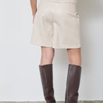 GittCC Pleat Shorts - Bone - Co'couture