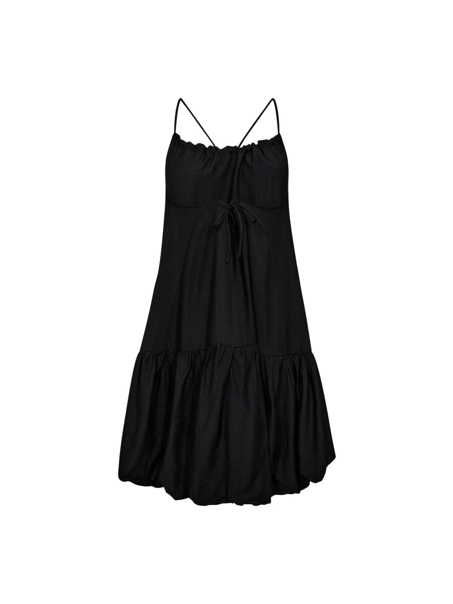 HeraCC Balloon Halter Dress - Black - Co'couture