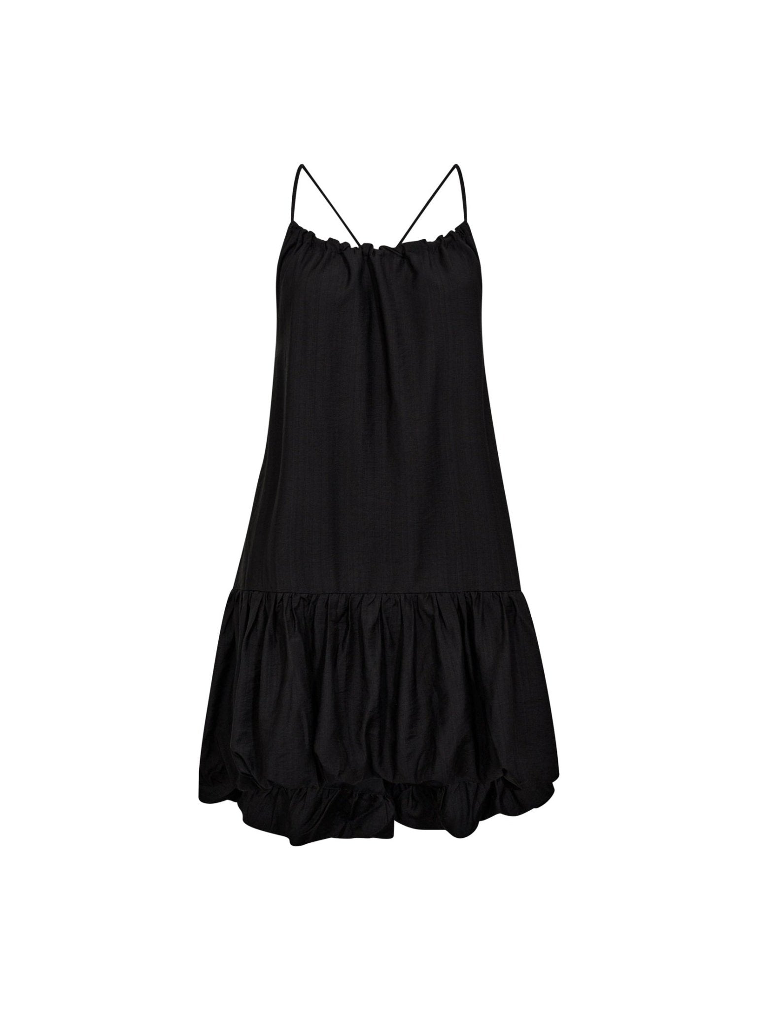 HeraCC Balloon Halter Dress - Black - Co'couture