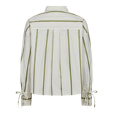 IdieCC Stripe Shirt - Off - White Green - Co'couture