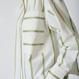 IdieCC Stripe Shirt - Off - White Green - Co'couture
