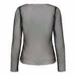 KrystalCC Net Blouse - Black - Co'couture