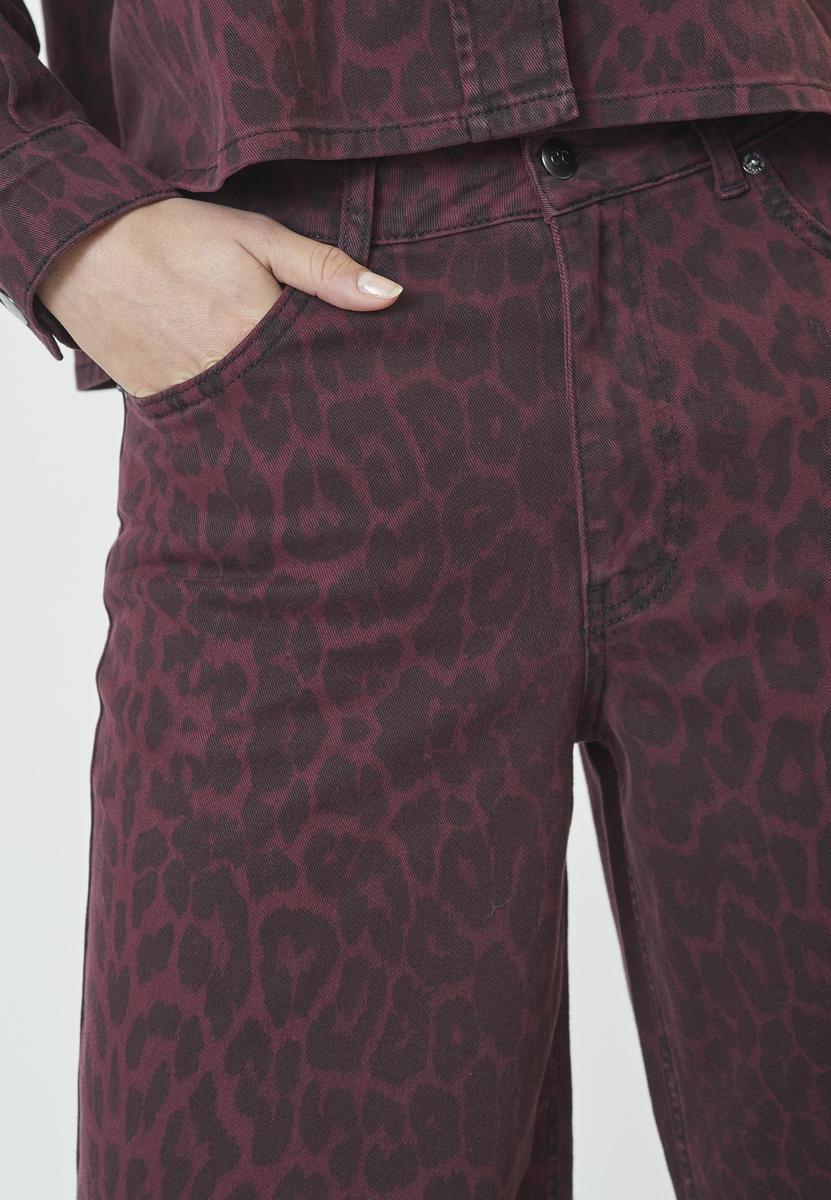 LeoCC Wide Pant - Winered - Co'couture