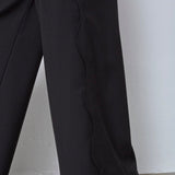 MattyCC Wave Seam Pant - Black - Co'couture