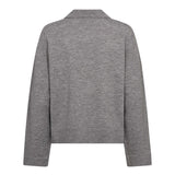 MilaCC Polo Knit - Grey Melange - Co'couture