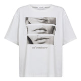 MultiCC Lips Oversize Tee - White - Co'couture