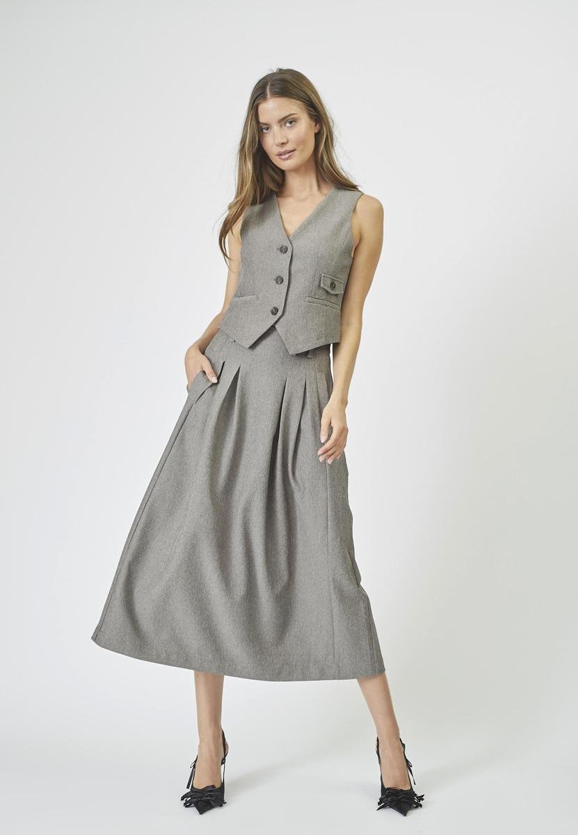 NanaCC Pleat Skirt - Mink - Co'couture