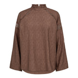 NaraCC Balloon Blouse - Chocolate - Co'couture
