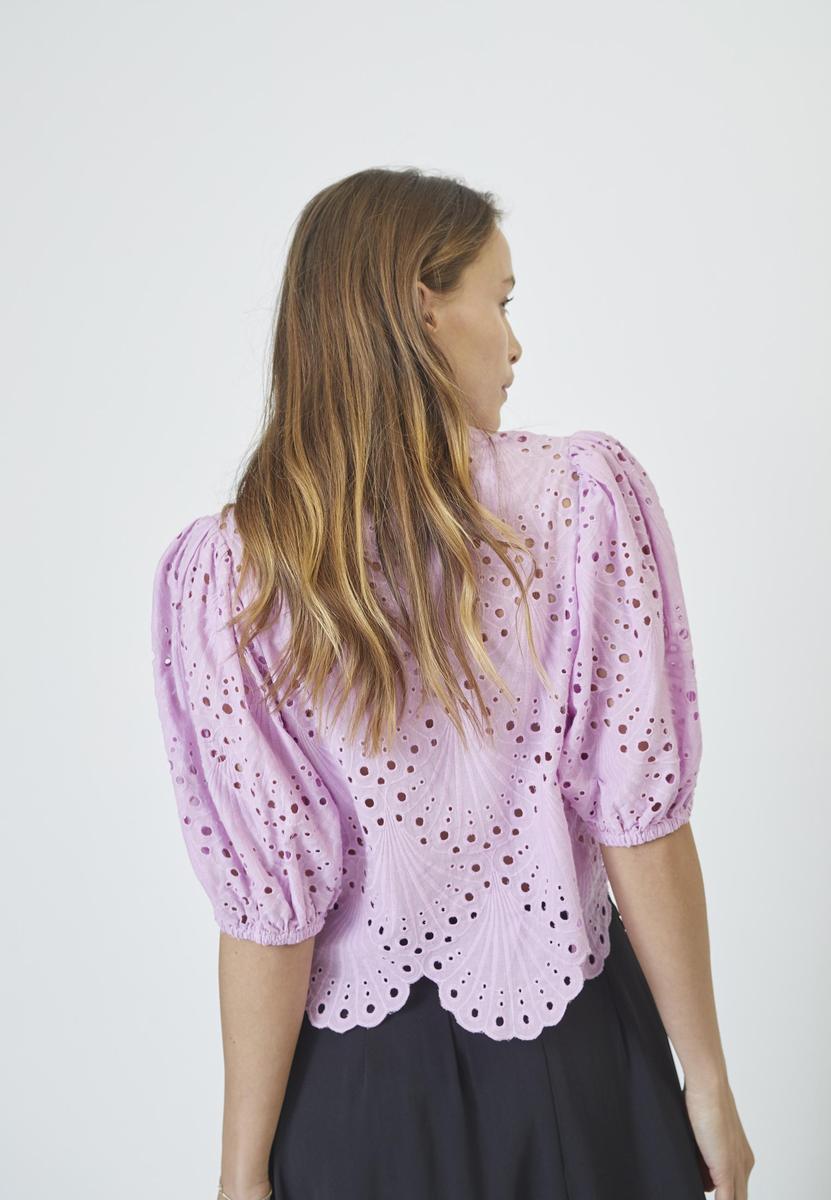 NayaCC Anglaise SS Shirt - Orchid - Co'couture