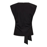 NolanCC Pleat Top - Black - Co'couture