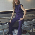 NolanCC Pleat Top - Plum - Co'couture