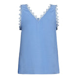 PerinCC Lace Singlet - Blue - Co'couture