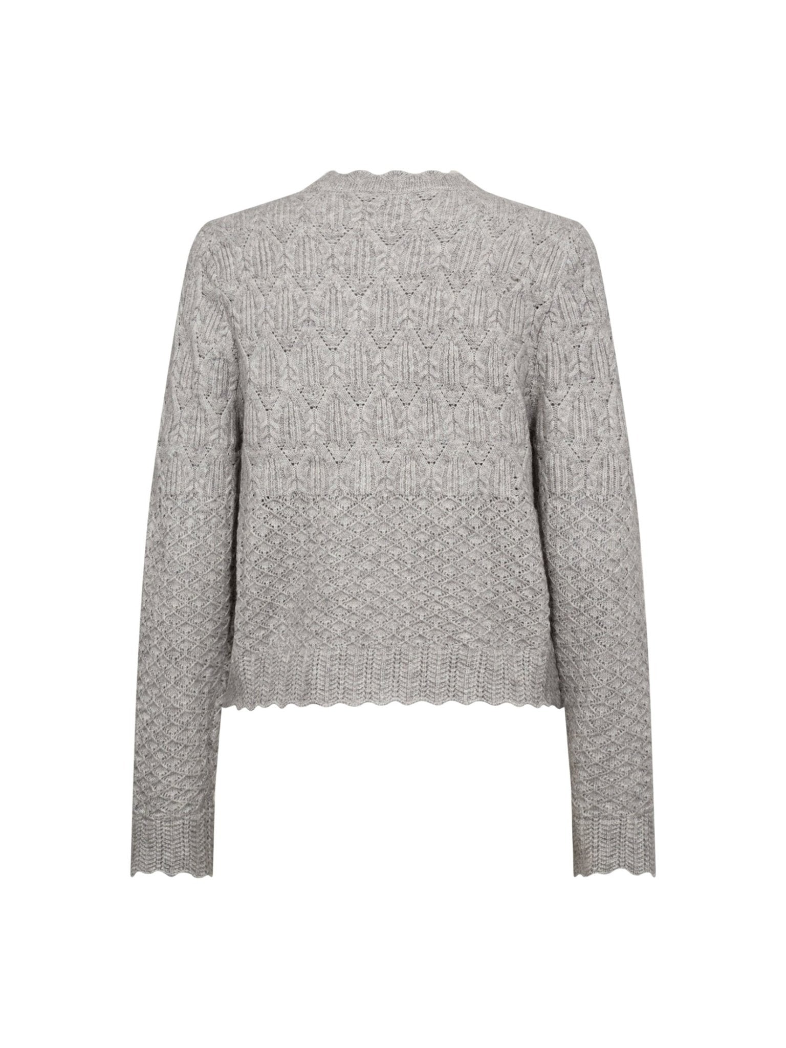 PointelleCC Cardigan - Pale Grey - Co'couture