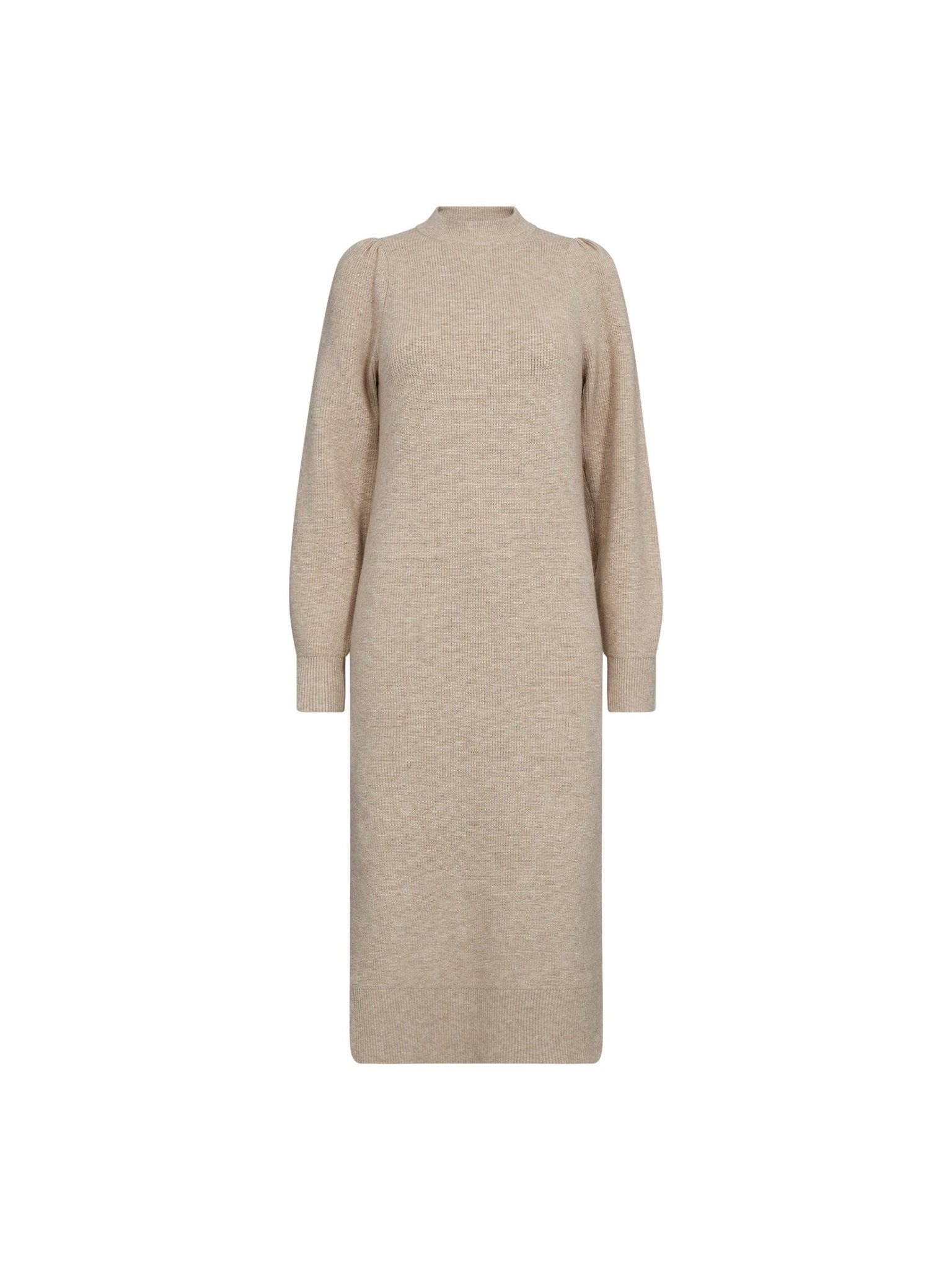 RowCC Rib Midi Dress - Creme - Co'couture