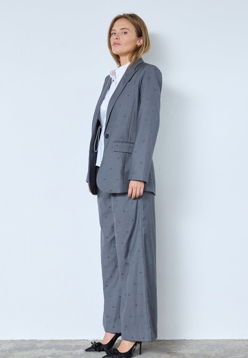 SagaCC Single Blazer - Mid Grey - Co'couture