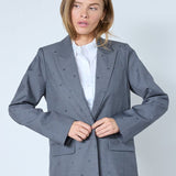 SagaCC Single Blazer - Mid Grey - Co'couture