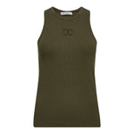 SaharaCC Embroidery Tank Top - Army - Co'couture