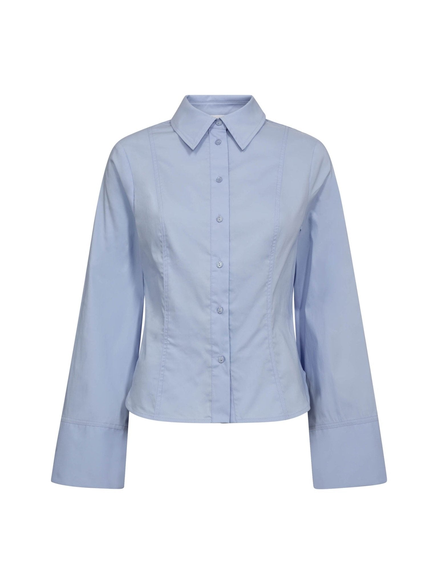 SannaCC Bell Sleeve Shirt - Pale Blue - Co'couture
