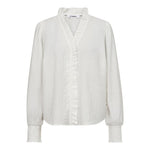ShinaCC Frill LS Shirt - Off white - Co'couture