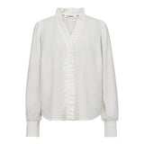 ShinaCC Frill LS Shirt - Off white - Co'couture
