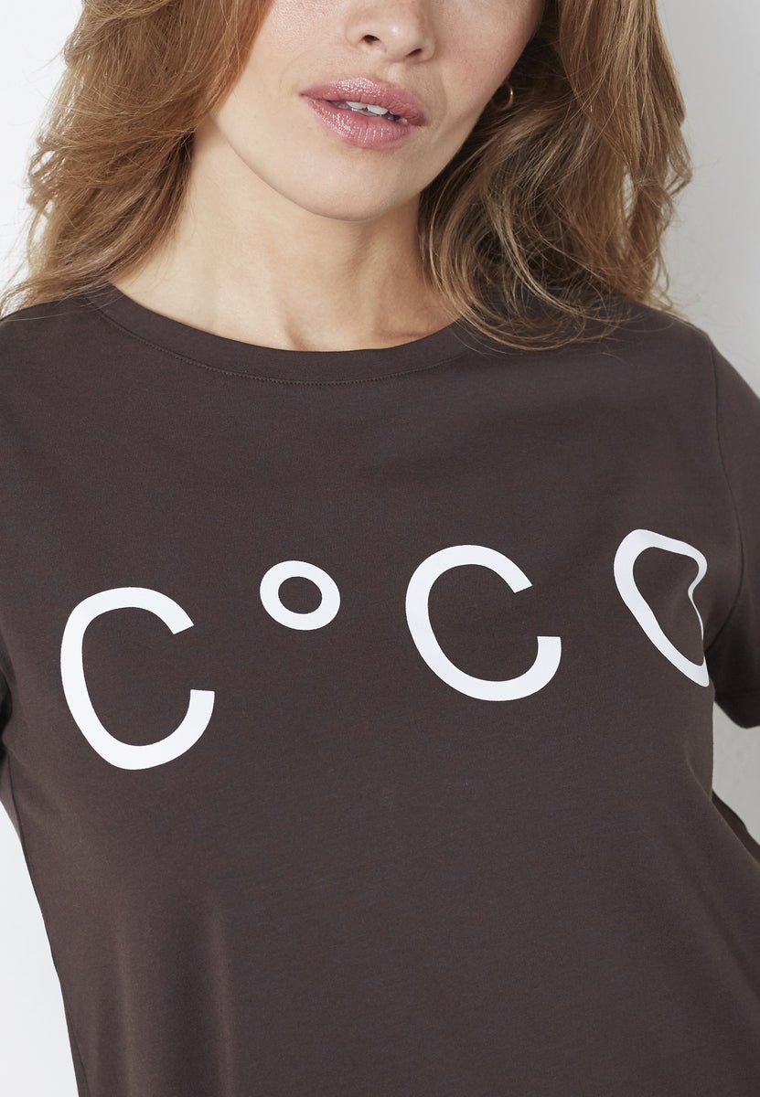 SignatureCC New Tee - Dark Brown - Co'couture