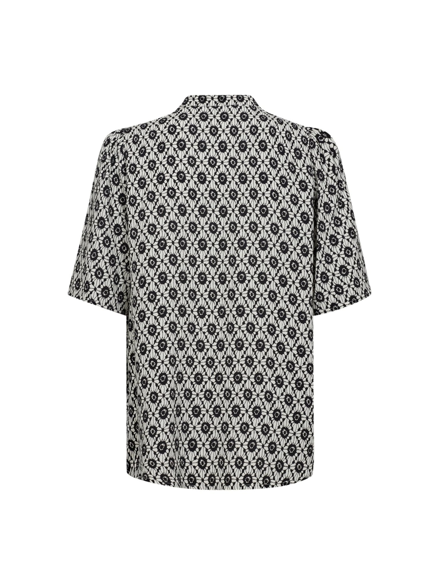 SofiaCC SS Shirt - OffWhite - Black - Co'couture