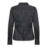 SorinCC Stripe Fitted Shirt - Black - Co'couture