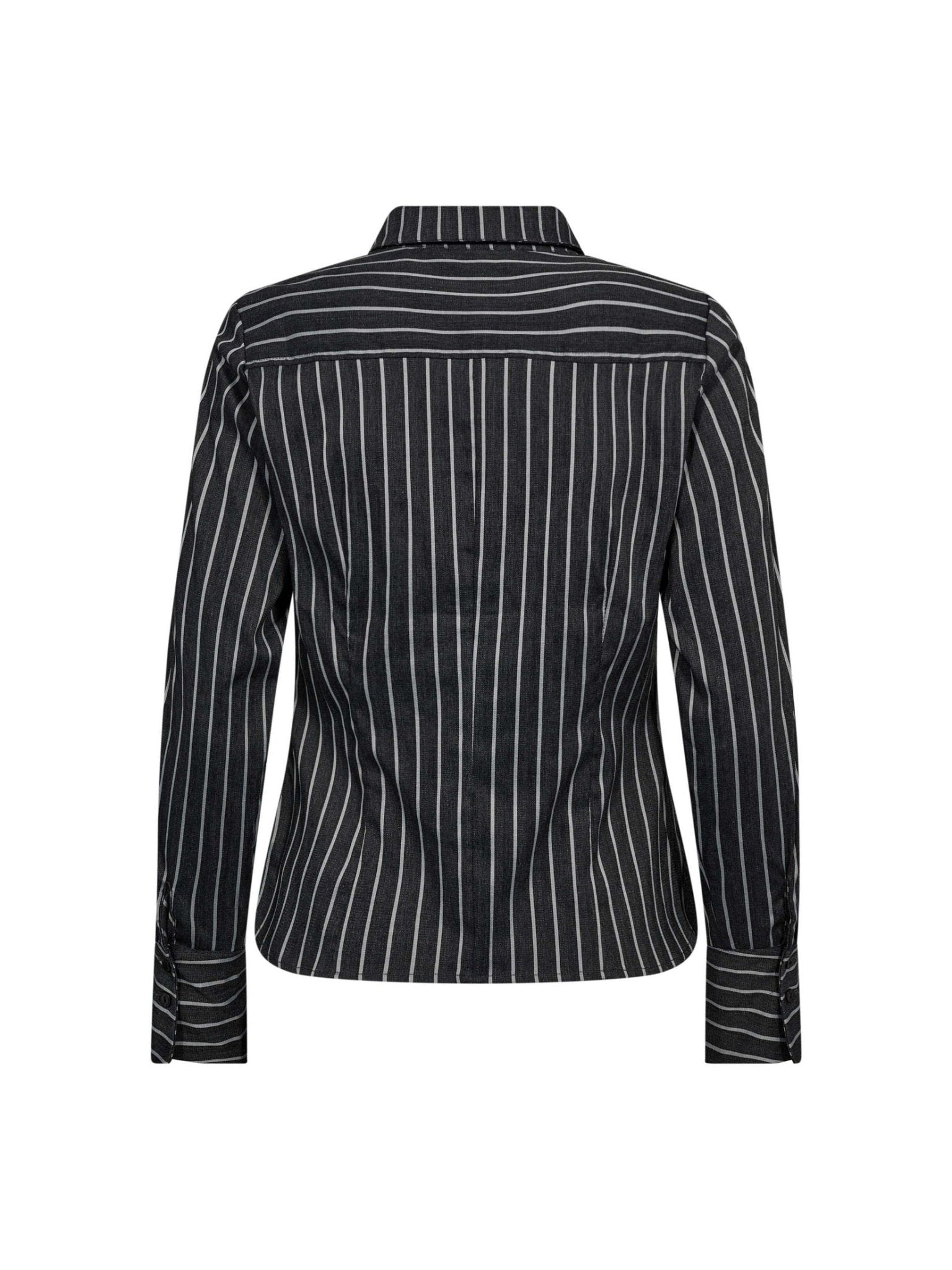 SorinCC Stripe Fitted Shirt - Black - Co'couture