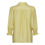 TassyCC Lace SS Shirt - PaleYellow - Co'couture