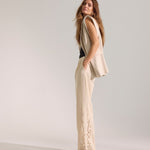 TengaCC Logo Emb Pant - Bone - Co'couture