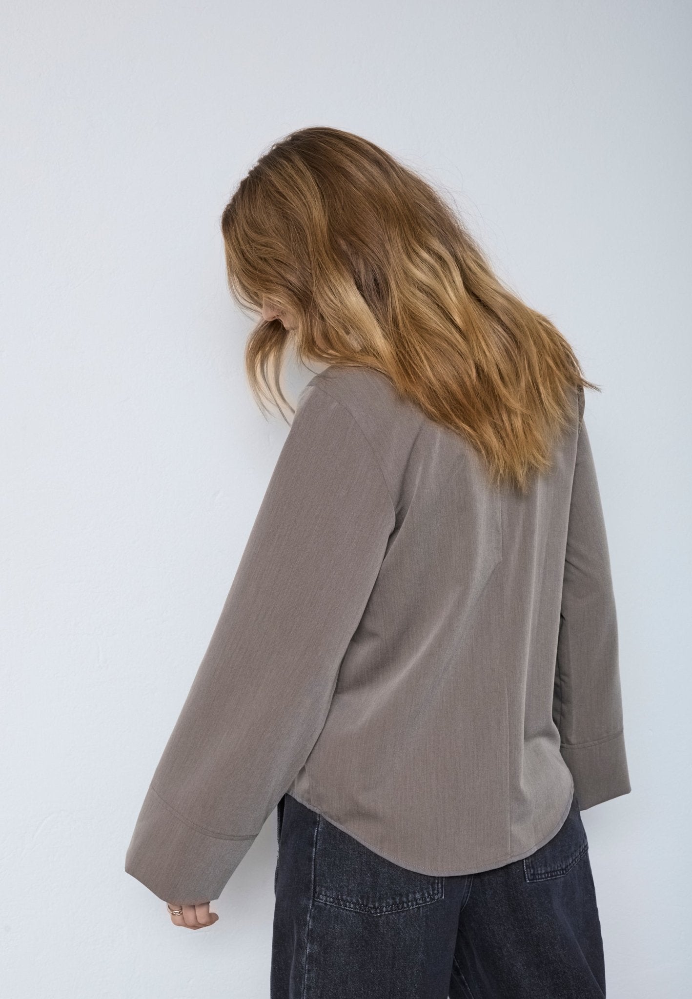 TengaCC Tie Blouse - Walnut - Co'couture