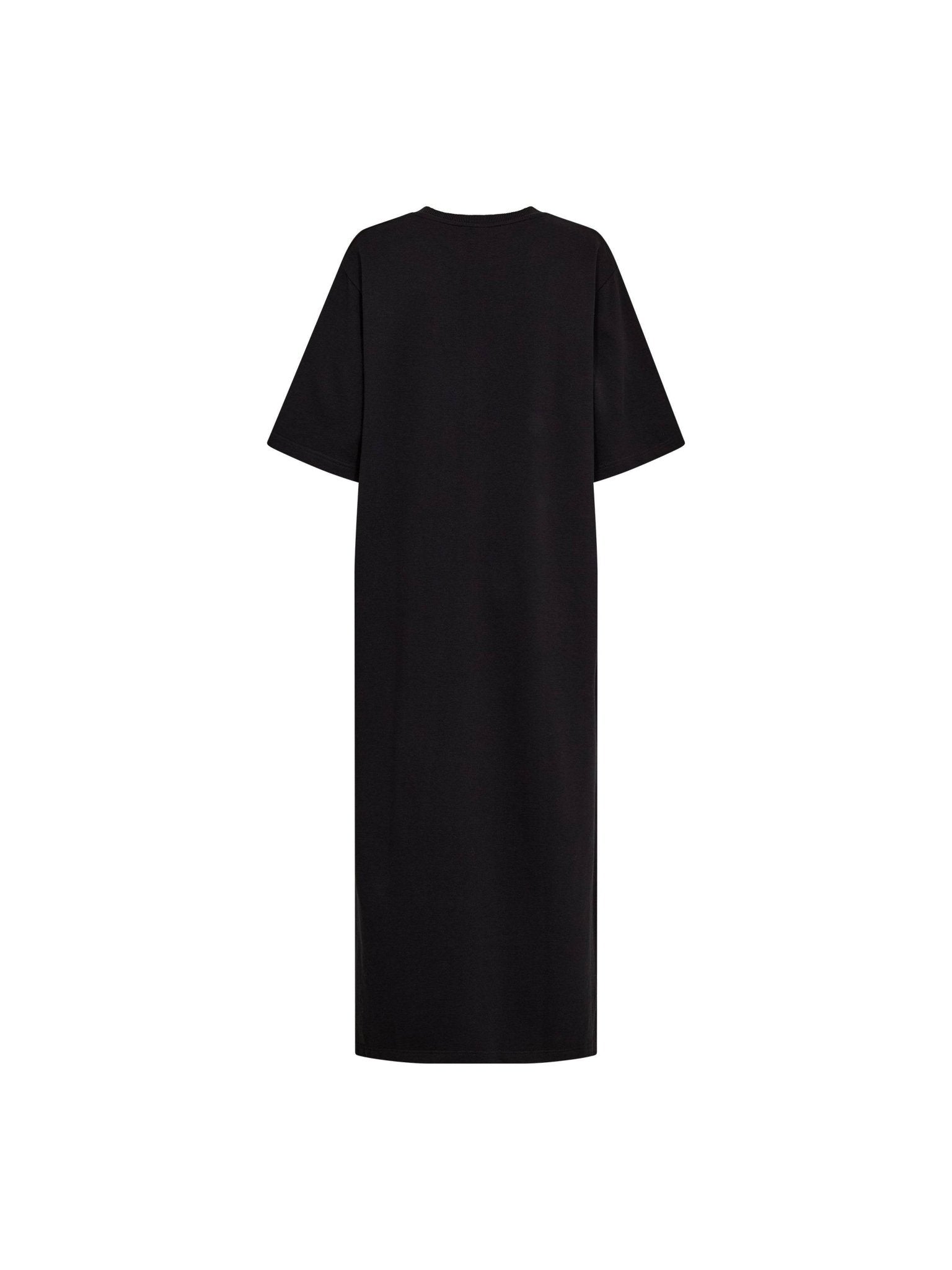 TennaCC Sweat SS Dress - Black - Co'couture