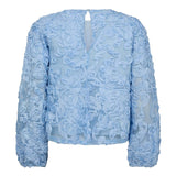 TessyCC Flower Blouse - Pale Blue - Co'couture