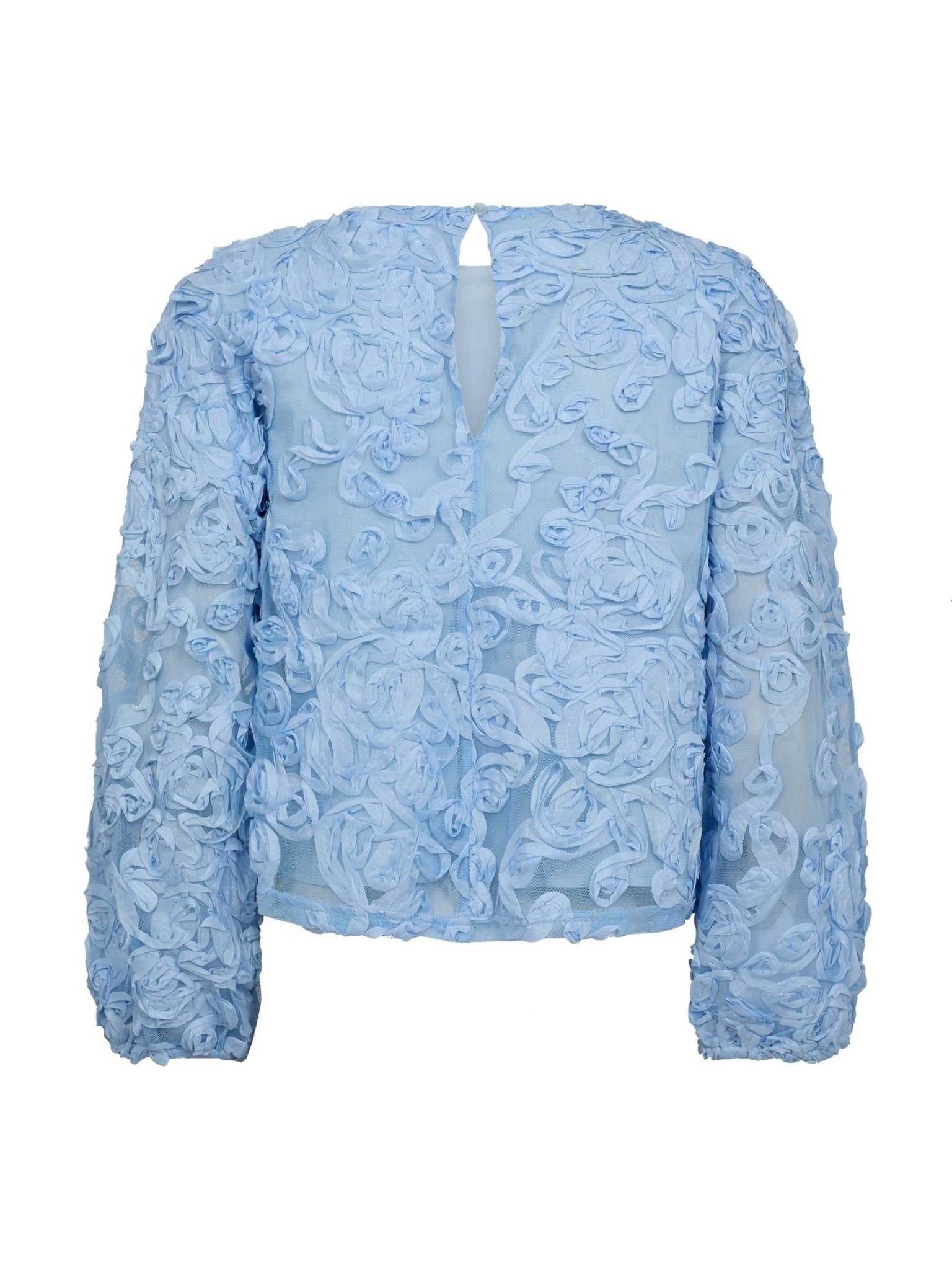 TessyCC Flower Blouse - Pale Blue - Co'couture