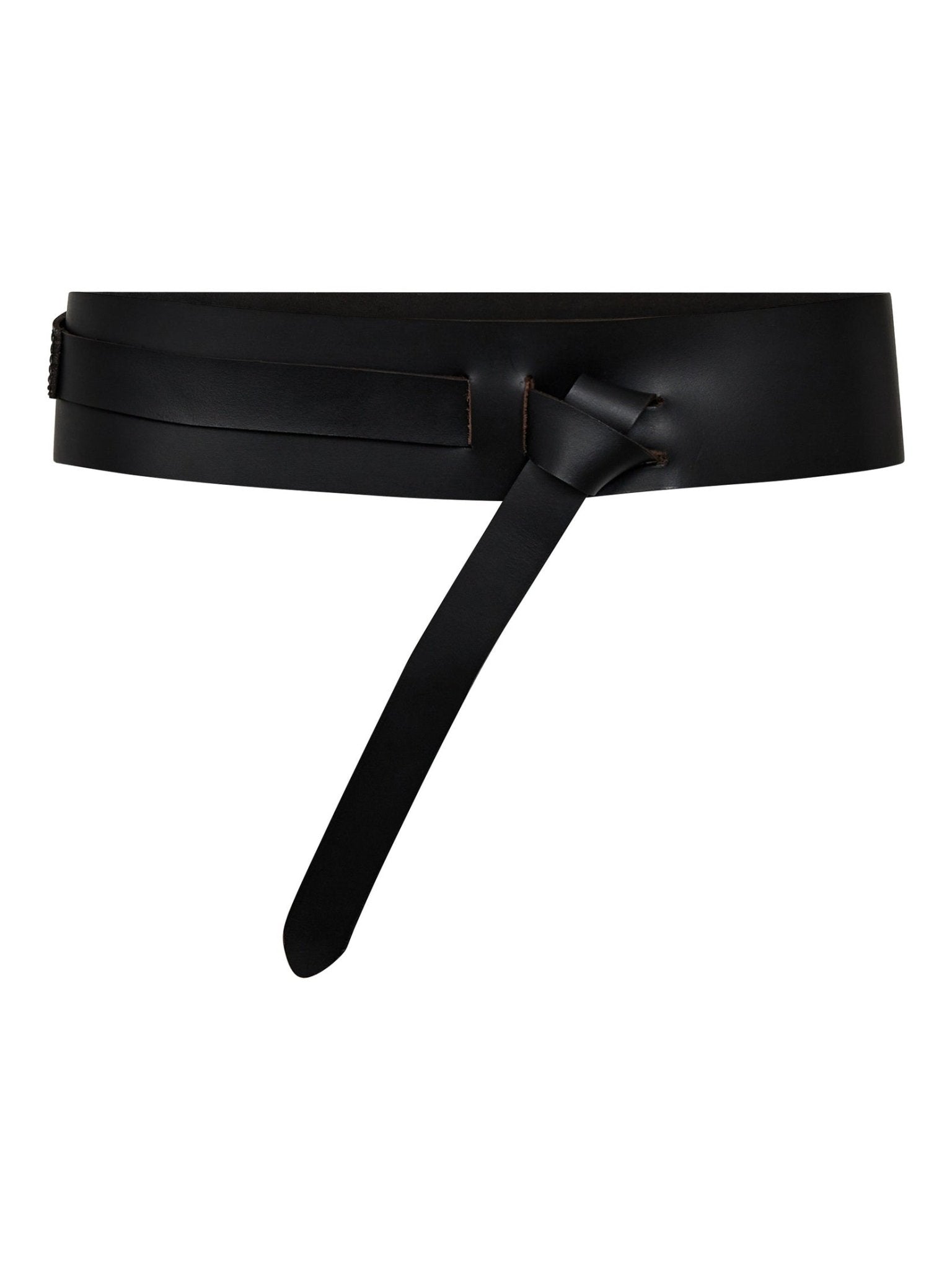 TonyaCC Leather Belt - Black - Co'couture
