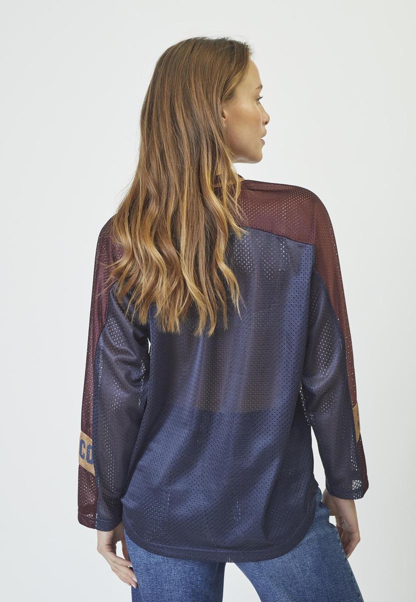 TreyCC Logo Blouse - Navy - Co'couture