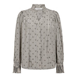 TrixieCC Dot V - Shirt - Light Grey - Co'couture