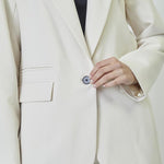 VolaCC Single Oversize Blazer - Bone - Co'couture
