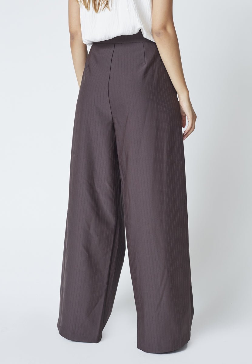 ZellaCC Pleat Pant - Dark Brown - Co'couture