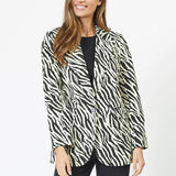 ZiggyCC Zebra Single Blazer - OffWhite - Black - Co'couture